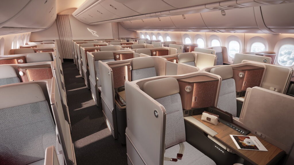 Qantas Unveils Upgraded Boeing 787 Business Class Suites With Doors
