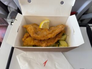 Austrian Airlines’ €13.80 Wiener Schnitzel On An 80-Minute Flight