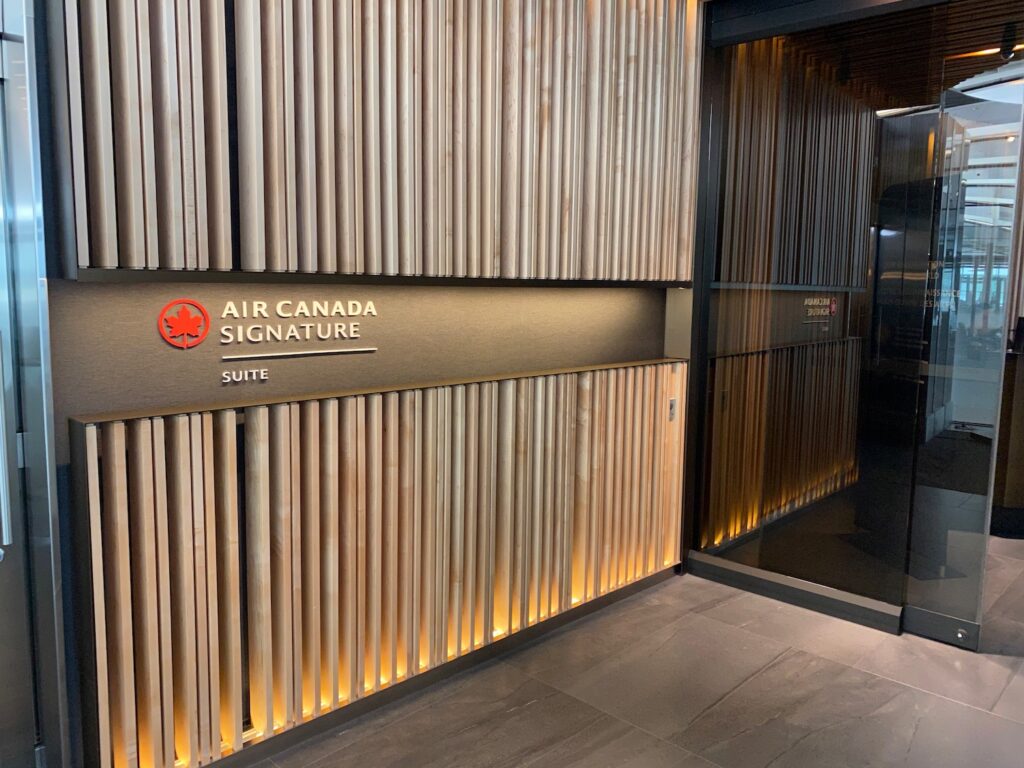 Air Canada Closing Toronto Signature Suite For Expansion, But Offers Generous Compensation a sign on a wall