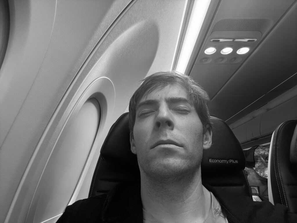 Ugh: Trapped Among A Family Of Eight Blasting Videos On A United Redeye