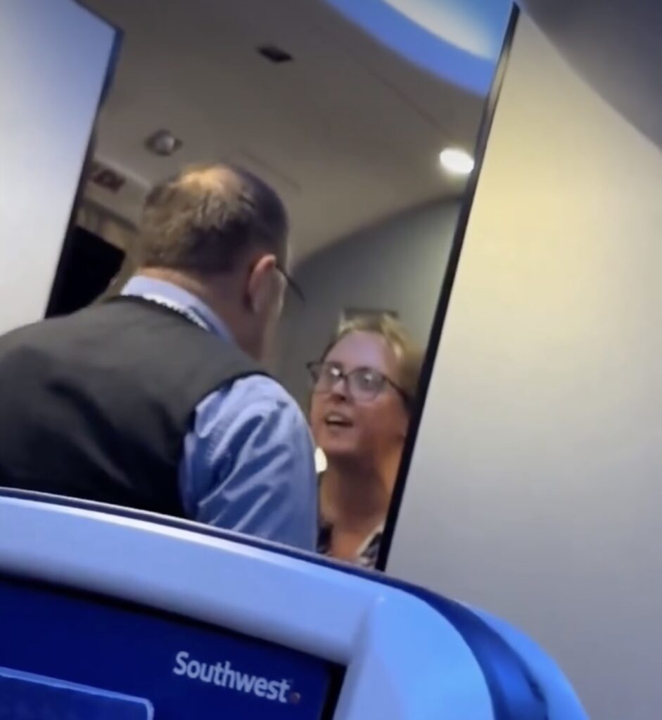 Southwest Airlines “Karen” Refuses To Leave Plane, Accuses Flight Attendant Of Assault In Gate-Check Meltdown