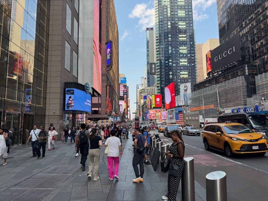 We Had Five Hours To Get From Newark To JFK, So I Took My Kids To Times Square