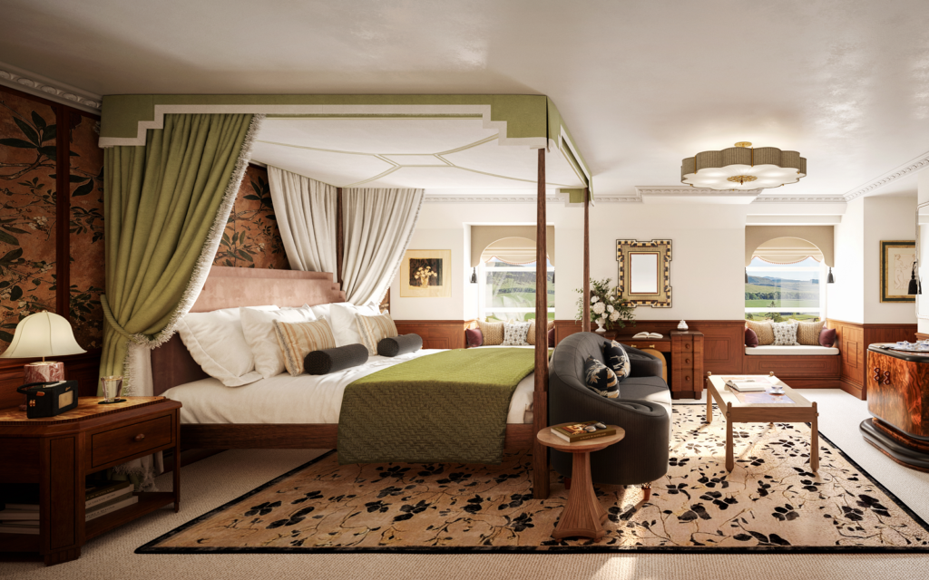 Gleneagles unveils its most glamorous residence yet render of new tower residence bedroom at gleneagles