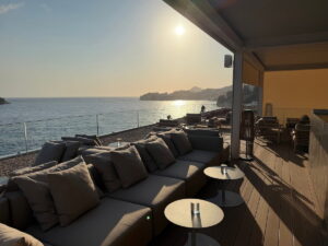 Villa Dubrovnik Review: Croatia’s Gorgeous Cliffside Luxury Hotel Seating area at Villa Dubrovnik