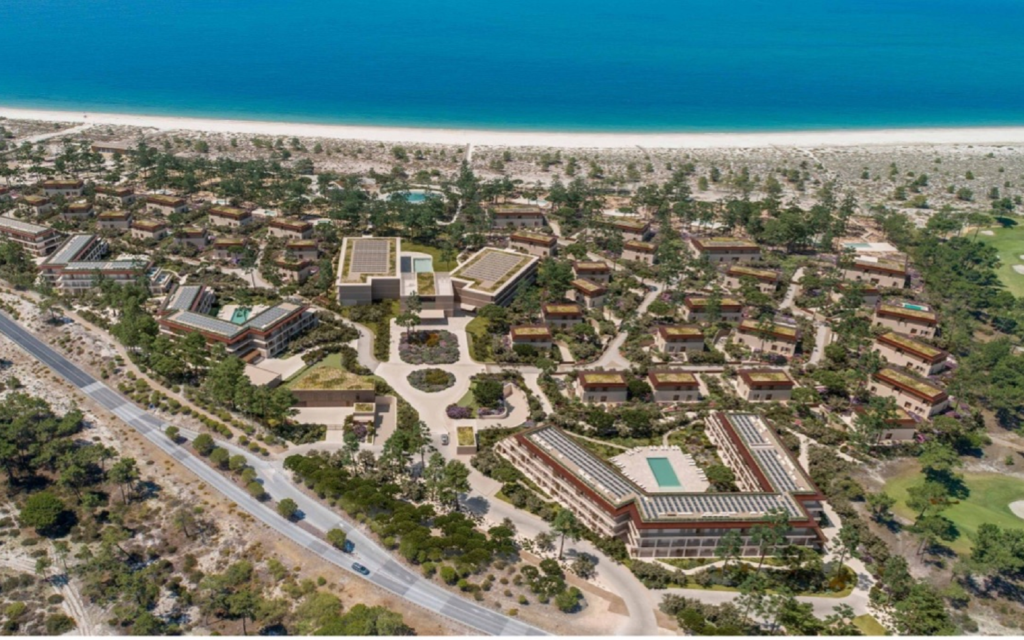 Park Hyatt sets its sights on Portugal aerial view comporta beach - PArk Hyatt Comporta