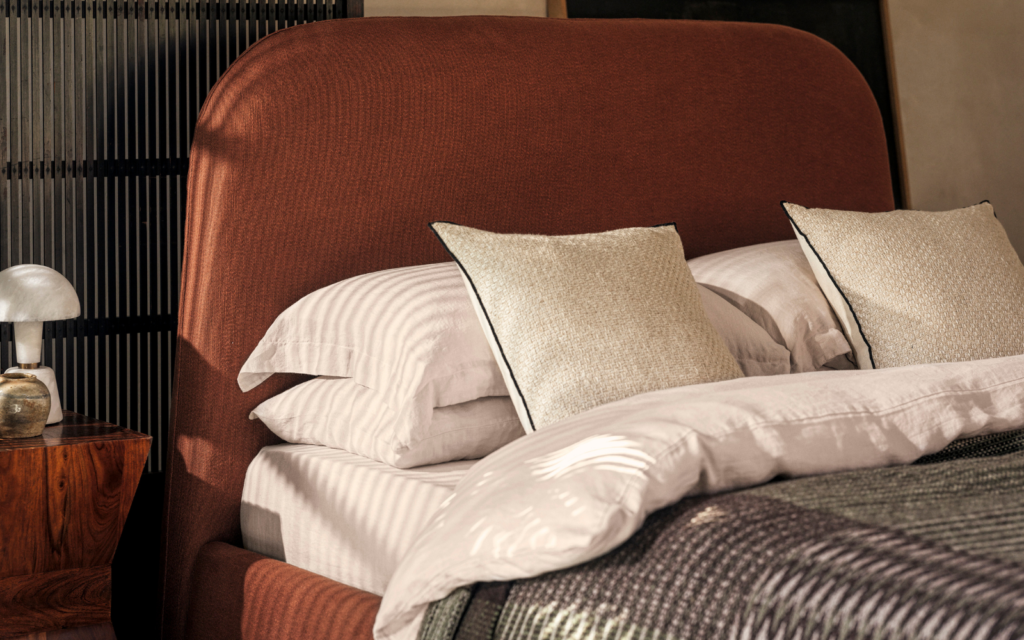 Naturalmat launches the Braunton Bed, a modern mid-century approach Naturalmat bedding