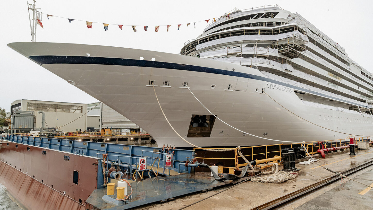 Viking Floats Out Second Hydrogen-Powered Ship