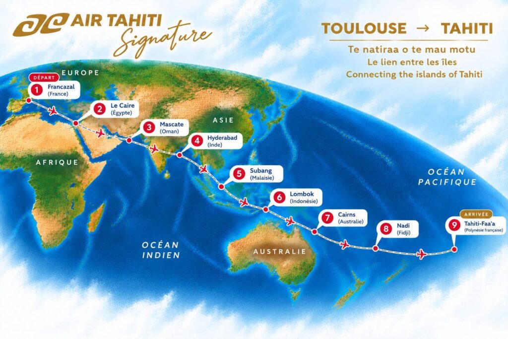 Air Tahiti’s ATR 72-600 Is Flying From Europe To Tahiti Like It’s The Pan Am Era