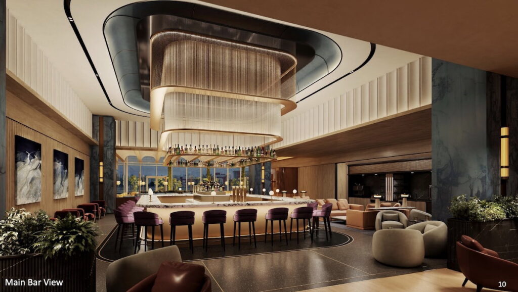 Chase Sapphire Lounge SeaTac Airport Gets Approval, And It Looks Gorgeous Rendering of the bar inside the planned Chase Sapphire Lounge at Seattle airport