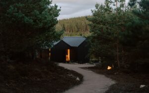 Miniview: a KABN in the Cairngorms path at dusk leading up to the new KABN in the Cairngorms