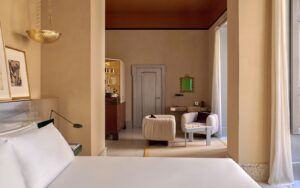 Experimental Roma – a French interpretation of Italy inside the guestroom at Experimental Roma - rome