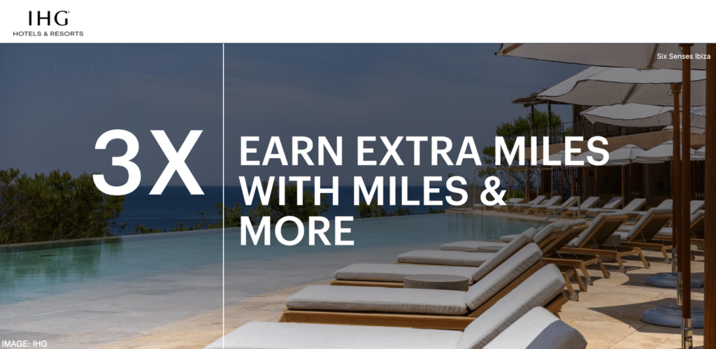 IHG One Rewards Lufthansa Miles&More 3X Miles October 1 – December 31, 2026