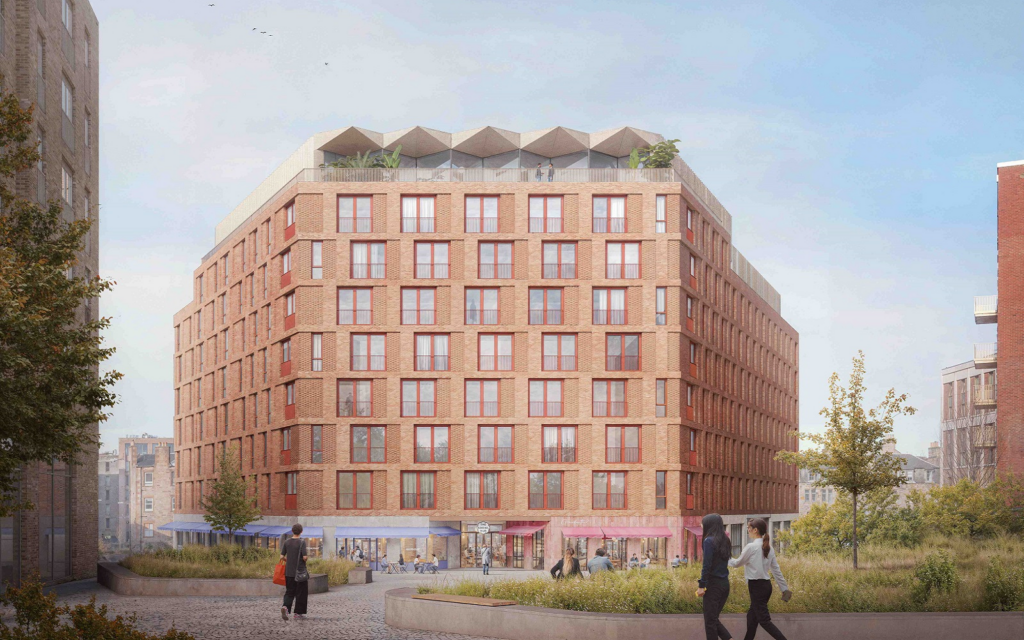 The Social Hub submits a bold plan for Edinburgh The Social Hub Edinburgh render
